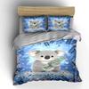 Koala holding eucalyptus leaves. Bedding sets Duvet cover sets Duvet covers Pillowcases(1 * Duvet Cover 2 * Pillowcases without duvet insert)