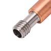 2Pcs 3D Printer Throat Nozzle Ti Alloy Copper Bimetal for Ender 3 3 V2 3 Pro Hotend
