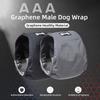 Washable Wrap Diapers for Male Dogs Reusable Male Dog Belly Band Breathable Male Dog Wraps, Pack of