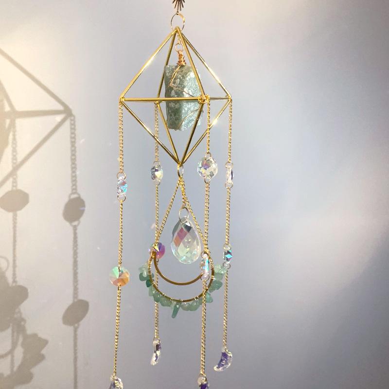 High Quality Natural Crystal Sun Catcher Crystal Sun Catchers Hanging Suncatche for Decoration