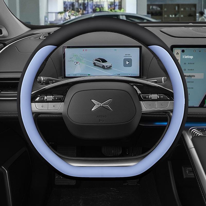Совместимые чехлы на руль из кожи наппа для 24 моделей XPeng G6: X9, P7, P5, M03, G9 и G3 (только ручная работа).