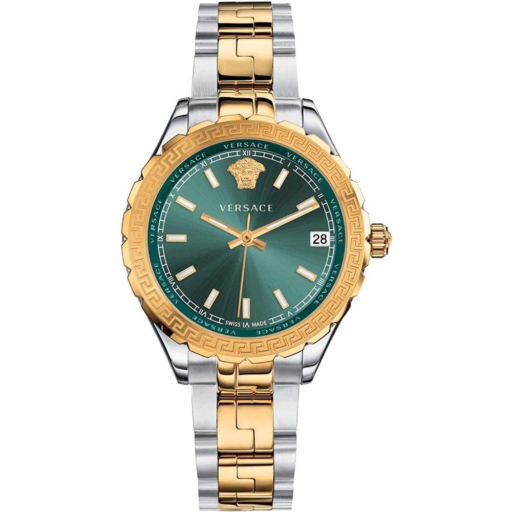 Versace V12050016 Hellenyium Двухцветные Зеленые Женские Часы