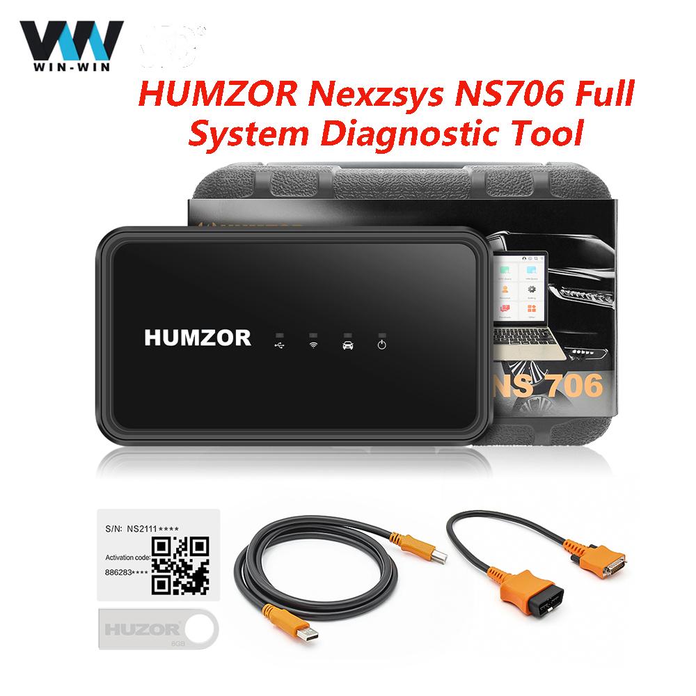Humzor NexzSYS NS706 полная система диагностический сканер OBD 2 OBD2 автомобильная диагностика TPMS DPF IMMO 17 сброс ECU программист инструменты pk Thinkdiag