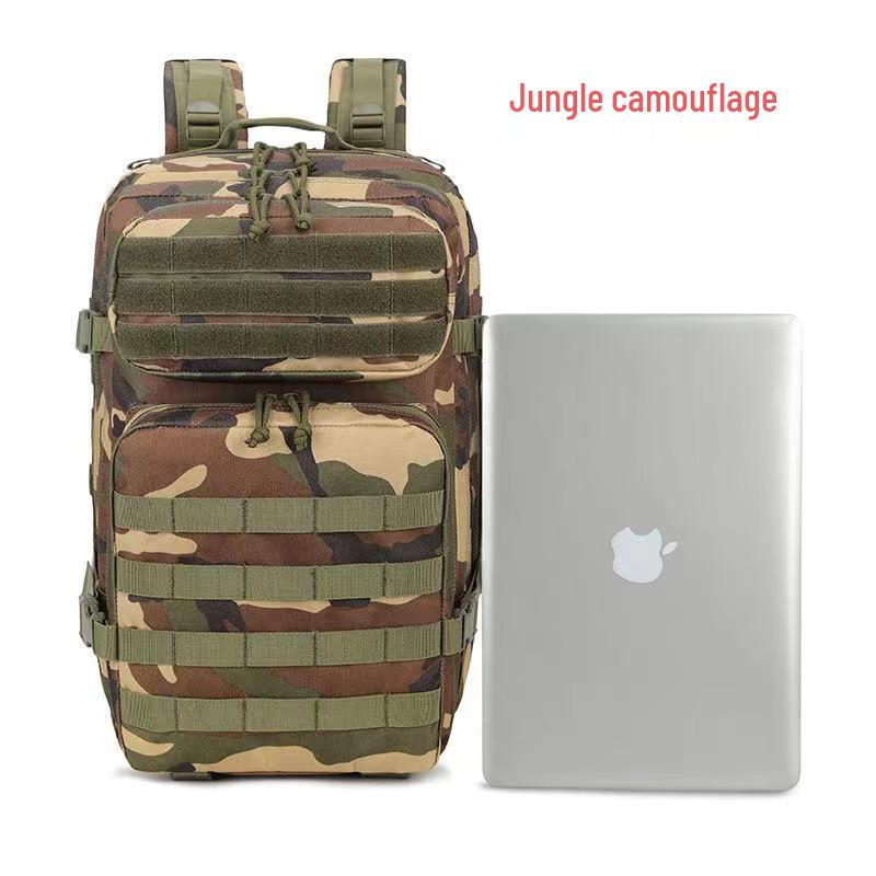 45 л Камуфляжный Тактический Спортивный Рюкзак для Альпинизма: Рюкзак штурмовой 3P большой вместимости