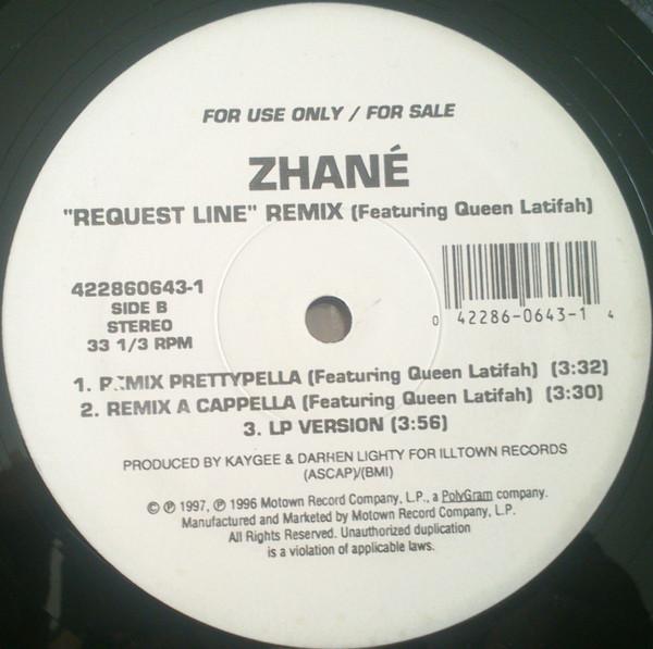 12inch Record ZHAN?, QUEEN LATIFAH - Request Line (Remix) 4228606431 Motown 1997 US Rap & Hip-Hop/R&B Used