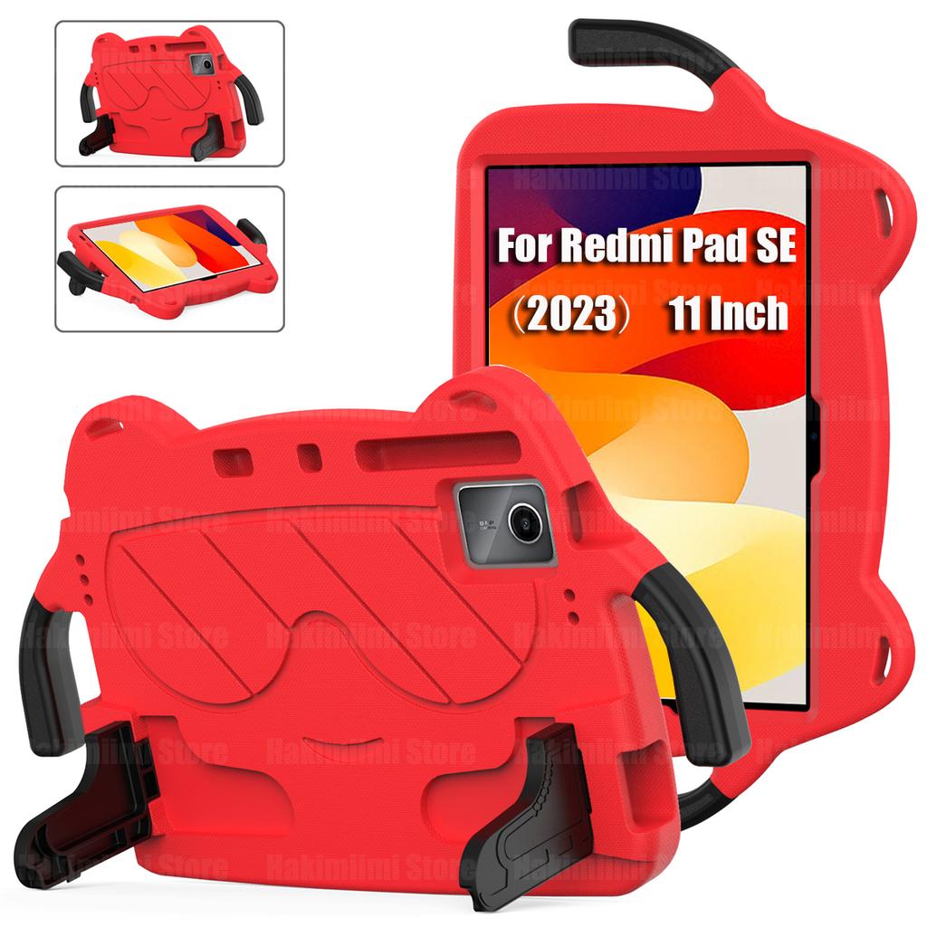 Детский чехол для Xiaomi Redmi Pad SE (11 дюймов) 2023 с ручкой, противоударный, устойчивый к падениям, чехол Bring support для Redmi Pad SE 11" 2023