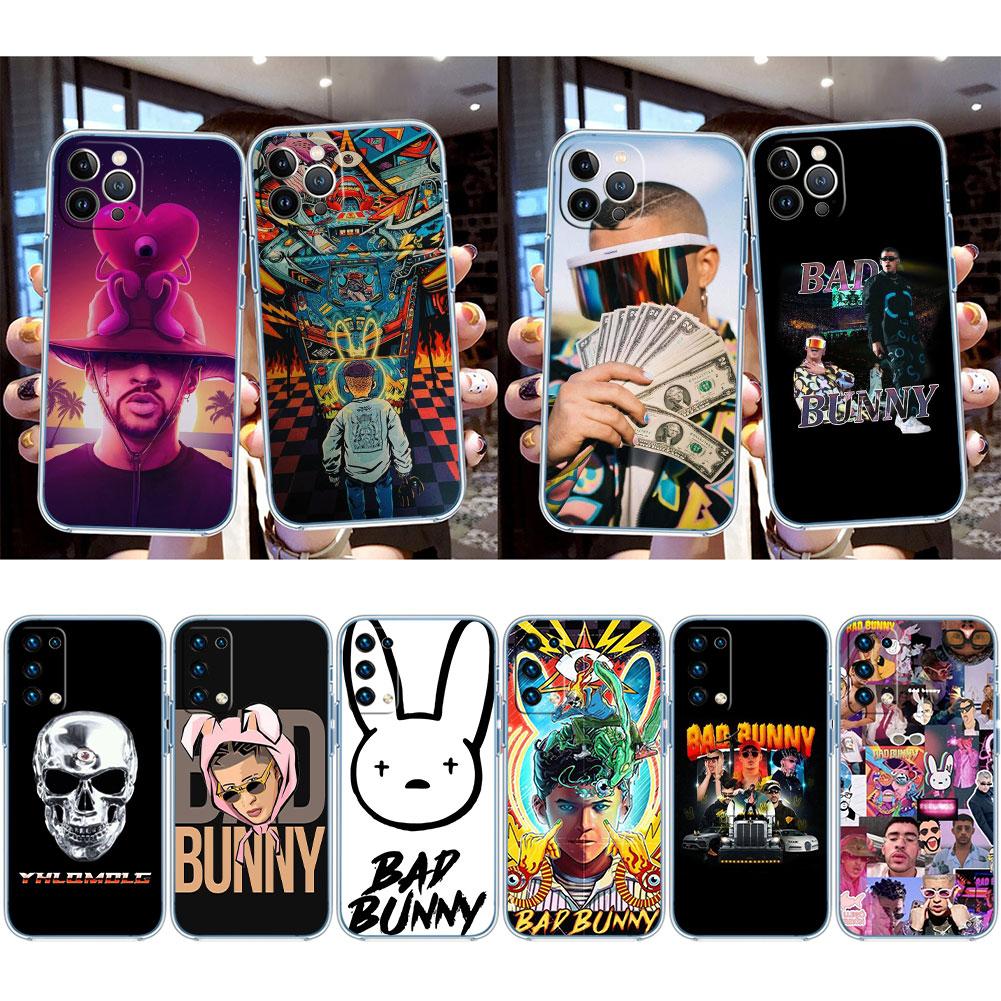 IK10 Чехол для телефона Bad Bunny для Motorola Moto E13 E15 E20 E22 E22I E22S E30 E32 E40 E7 E7I G Plus Power Play Stylus G22 G14