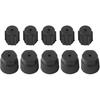 Universal Air Conditioning Service Cap Set Compatible with Most Vehicles AC Charging Port Cover for Car Maintenance and Repair