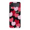 love flower Art Phone Case For Samsung Galaxy Z Flip 3 4 5 Hard Folding Clear PC Bumper For Samsung Z Flip3 Transparent Cover