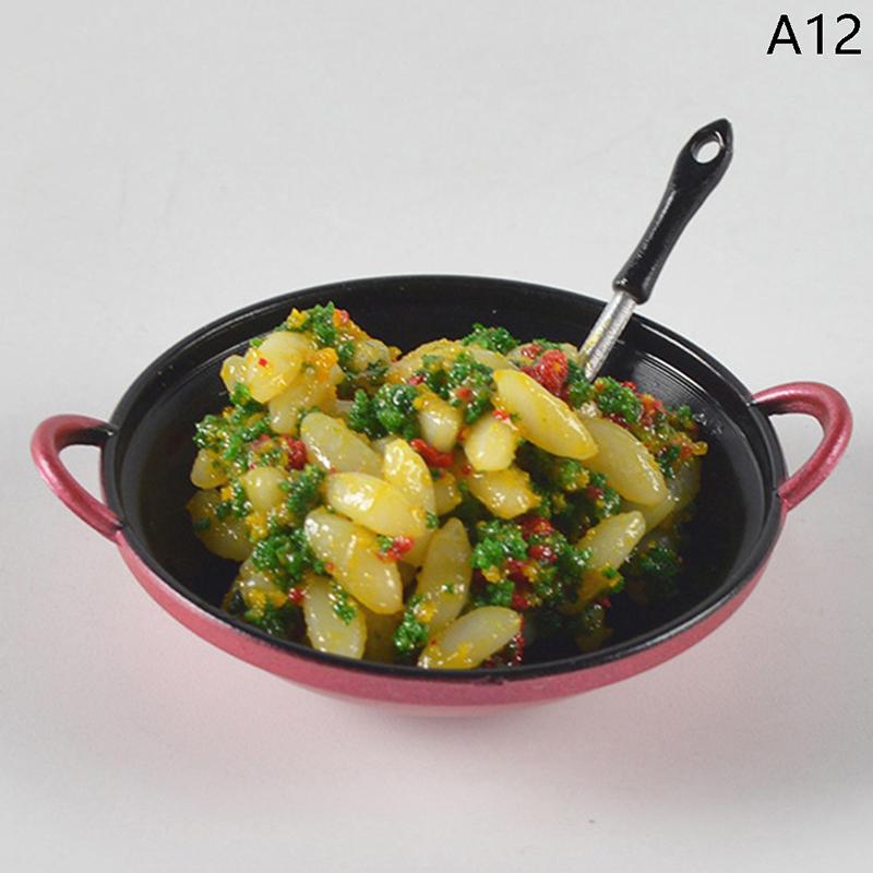 Кукольный домик миниатюрные аксессуары «сделай сам» кастрюля для приготовления пищи с моделью кухонной утвари