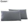 2 шт. однотонный чехол для подушки King Queen для дома, спальни, кровати