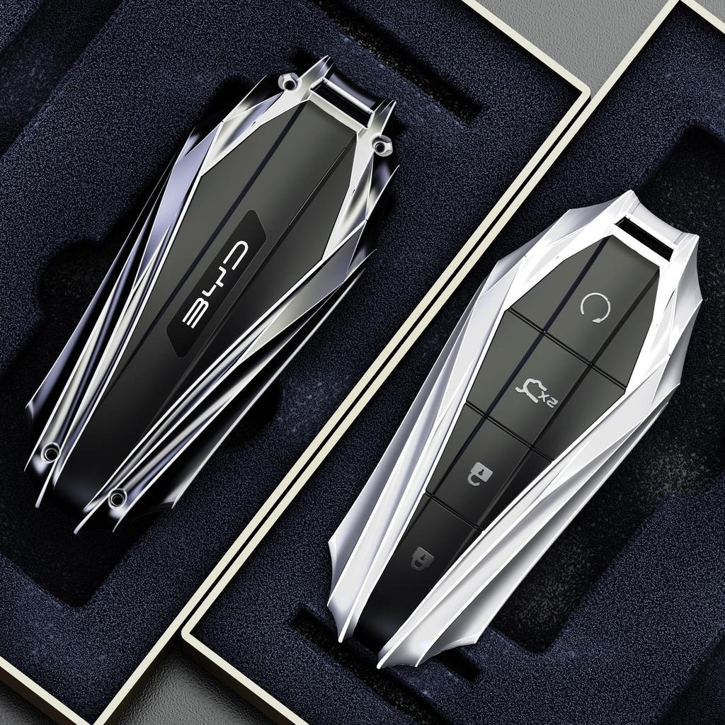 BYD Car Key Cover for Dolphin, Song Plus, Han EV, Qin DMI, Yuan Pro, Tang DMP, Frigate 07, Seal OG Models.