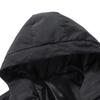 Большой размер 5xl осень и зима новая модная однотонная мужская утолщенная свободная повседневная мужская повседневная куртка с капюшоном