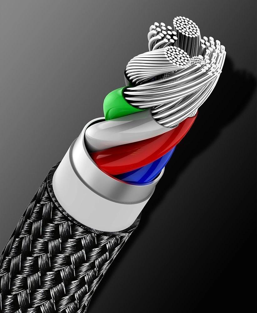 Baseus Usb Type C - Lightning Cable Fast Charging Power Delivery 20 W 1 M Black (Catlwj-01)