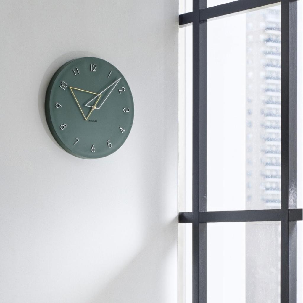 Interform настенные часы Cormio Green Gold White Sweep Movement CL-4342GN