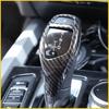 Carbon Fiber Gear Shift Knob Cover For Trim BMW F30 F20 F10 F15 F25 X5 X3