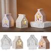 Silicone Molds for Creating Candle Stand and Night Light Tealight Holder Mold Hollow Out House Night Light Ornament Mold
