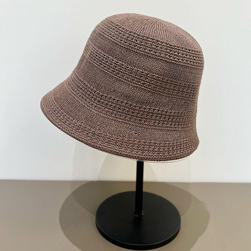 Вязаная панама женская весенне-летняя нестандартная новая панама складная солнцезащитная шляпа-тазик