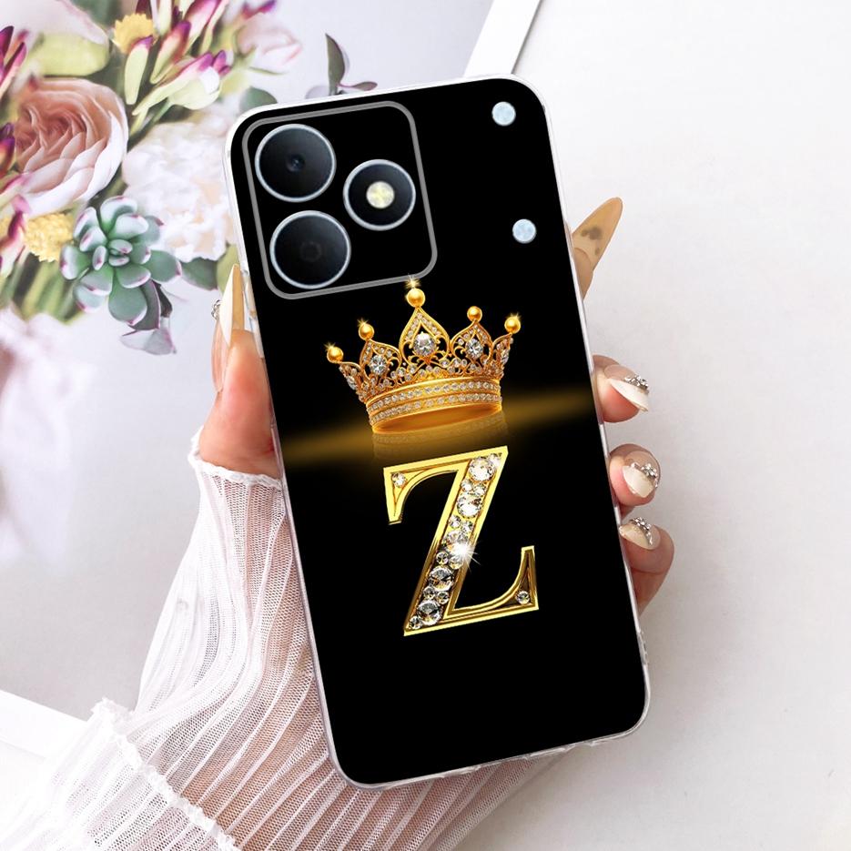 For Realme Note 80 Case RMX5388 New Luxury Letters Cover 6.74'' Soft Silicone Phone Case For Realme Note 80 Note80 Fundas Bumper