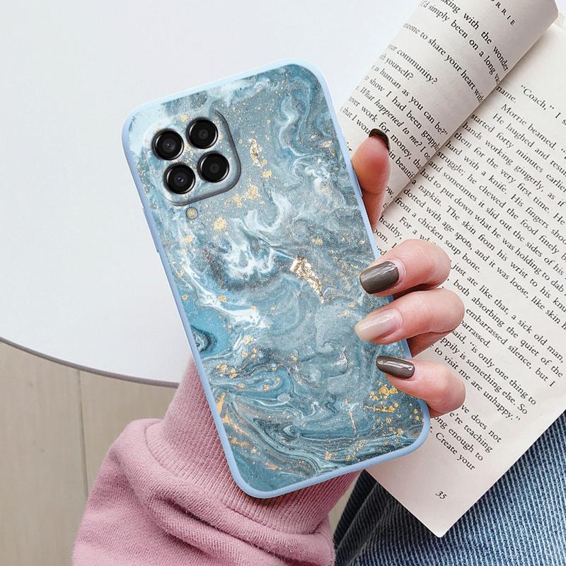 Чехол для телефона Samsung Galaxy M33 M53 5G Чехол для телефона Винтажная Мраморная Акварельная Картина Силиконовый tpu Funda для Samsung M55 M54 M34 M13