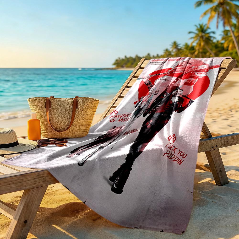 Suicide Squad Beach Towel Quick-Dry Soft Microfiber Comfortable Lightweight