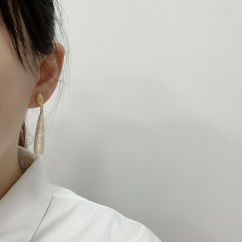 Ретро атмосферные нежные модные серебряные серьги-иглы с бахромой в стиле платья из хлопка с бусинами длинные серьги