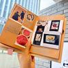 Крафтовая бумага Держатель для фотокарточек айдолов 16 страниц Растущая книга сувениров DIY Фотоальбом Подарки