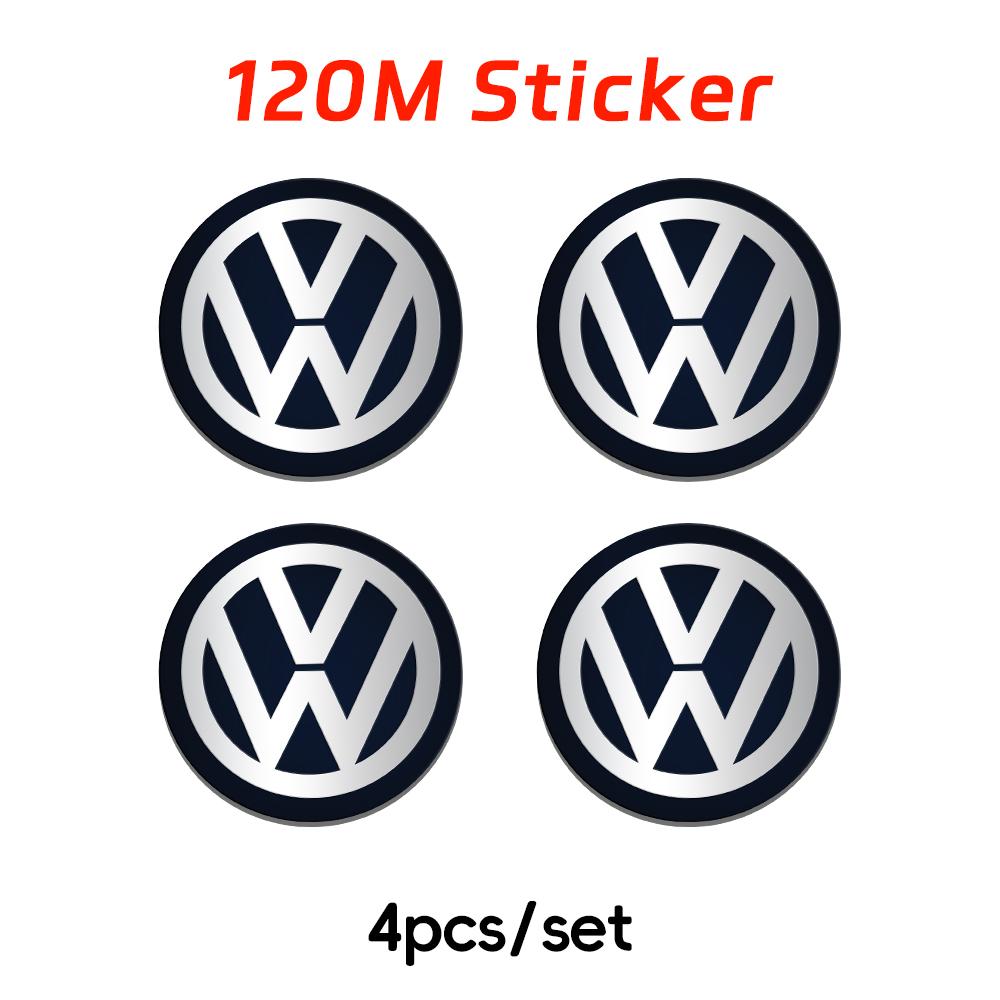Для VW Volkswagen Jetta MK5 Golf 4 шт. Для Volkswagen VW 70 мм 80 мм 90 мм 100 мм 120 мм Автомобильный значок Колпачки на центр колеса Наклейка Значок
