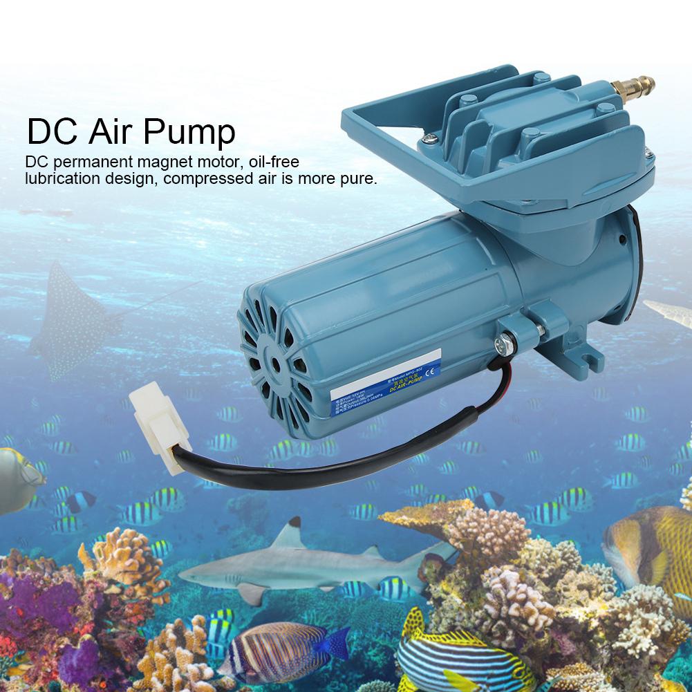 Автомобильный DC электромагнитный кислородный аппарат аэрационный воздушный насос для рыбалки морепродуктов транспорт MPQ902-12V-18W