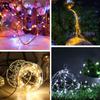 33ft 100 LED Solar String Lights 2 Modes Copper Wire Lights Waterproof Solar Tale Lights