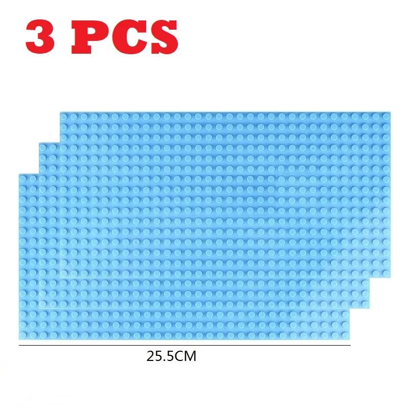 3 шт. Базовая пластина 32x32 32x16 точек Кирпичи СДЕЛАЙ САМ Малый размер Городские Дорожные блоки Базовая пластина Строительство Строительные игрушки Для детей