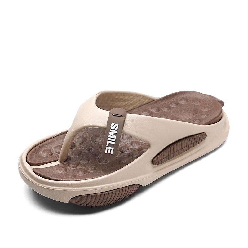 Новые мужские тапочки, модная дорожная повседневная обувь, домашние и уличные шлепанцы, мужские сандалии на нескользящей платформе, взрывной стиль