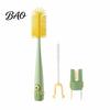 Container Cleaning Brush 5 in 1 Silicone Cup with Long Handle, Multifunctional Deep Kitchen Sink Accessory Brush, Non-slip Reusable Cleaner