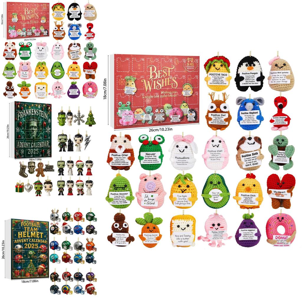 Горилла ВВС Балет Акриловое Дерево Украшение Адвент-календарь Слепая Коробка Подарок Для Праздничного Декора