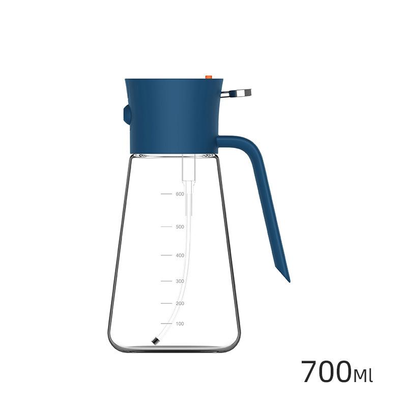 Бутылка-спрей для масла 2в1 Стеклянная бутылка для масла для готовки Защита от протечек Бутылка для хранения оливкового масла Барбекю Аэрофритюрница Кухонные принадлежности Инструменты 2025