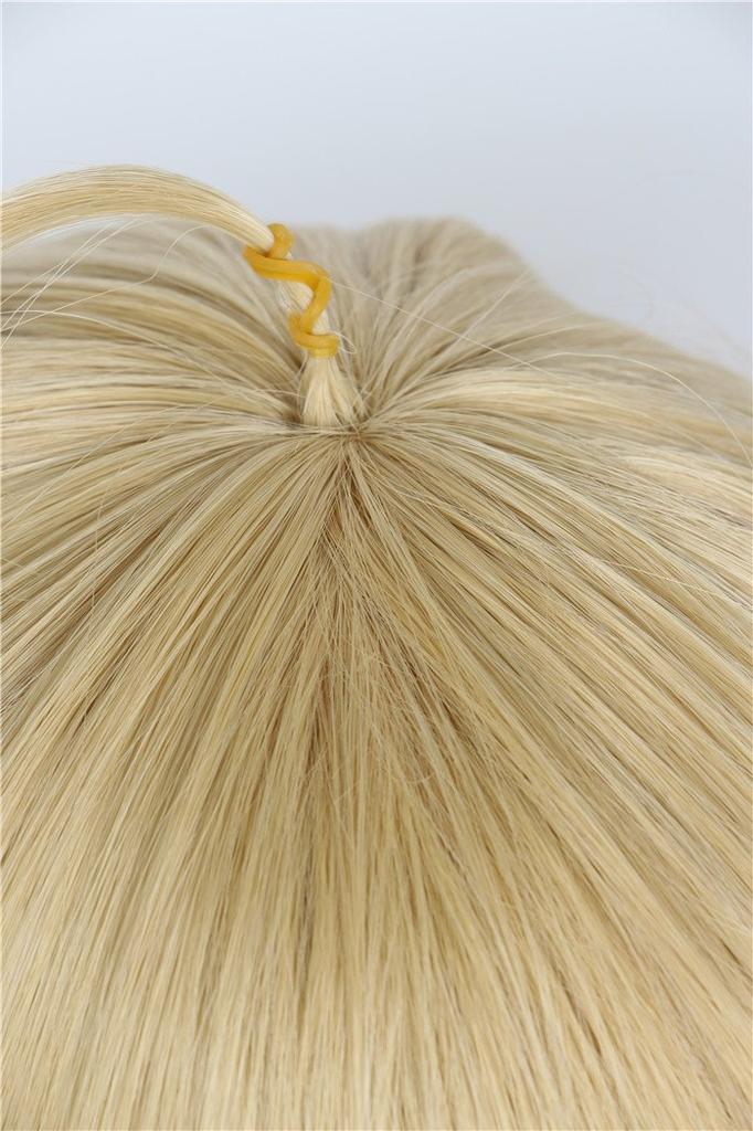 Linfairy Light Gold Cosplay Wig, Heat Resistant, Costume Accessory, Disguise