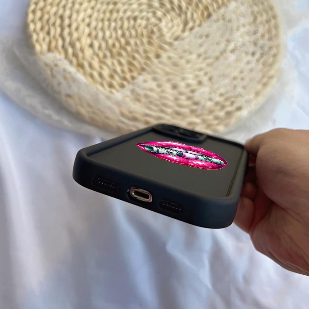 LZ18 Lips kiss силиконовый чехол для телефона Xiaomi 11 Lite 5G 14T Redmi 14C 13C A3 Note 12 11 9 10 13 Pro Plus противоударный задний чехол