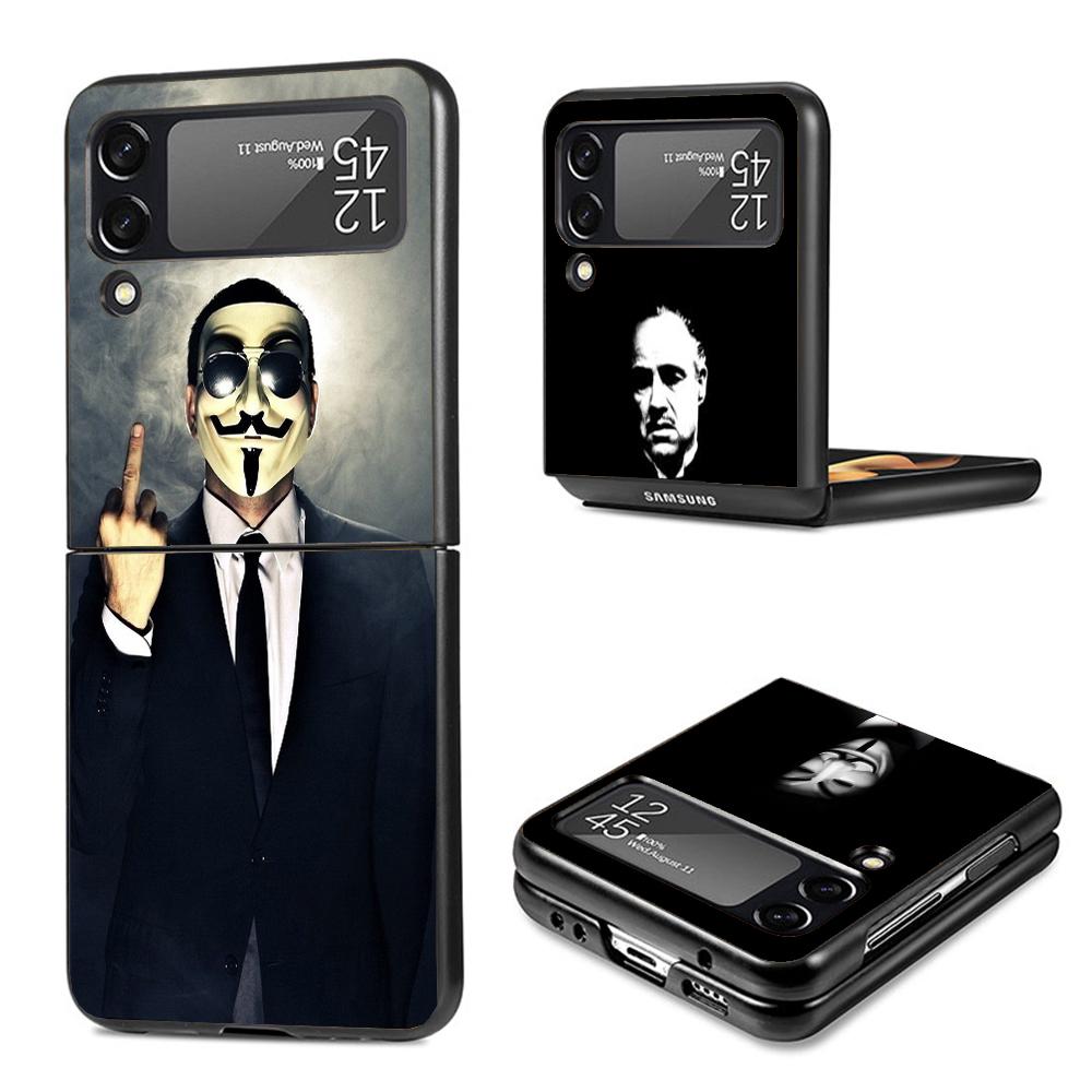 Мужской костюм Рубашка Галстук Чехол для телефона Для Samsung Galaxy Z Flip7 Flip6 5G Flip5 Flip4 Flip3 ZFlip 7 6 3 4 5 Ударопрочная задняя крышка Galaxy