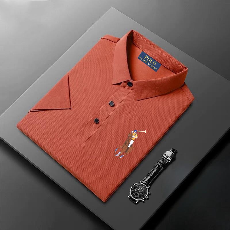 Polo Ralph Lauren 2025 Лето Новая Цветная Вышивка Пони Бизнес Поло для Отдыха