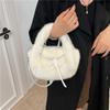 Korean Plush Handbag - Autumn/Winter Women's Fluffy Warm Shoulder Crossbody Bag