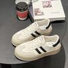 Flat Bottom Low-top German Training Shoes Women's 2024 Autumn New Fashionable Thick-soled Round Head Lace-up Versatile Casual Sports Shoes