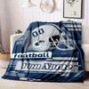 Football Fans Customize Your Name Blanket Warm Comfortable And Soft Blankets Are Suitable For Home Chairs Office Sofas Sofas Office Camping And Gifts