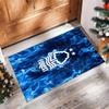 Nottingham Forest Football Print Crystal Velvet Rug, Comfortable Water Absorbent Non Slip Indoor Floor Carpet