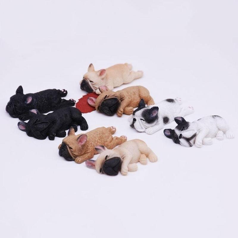 1Pcs French Bulldog Sleep Fridge Magnet Sticker Refrigerator Home Decor Healthy Color Random