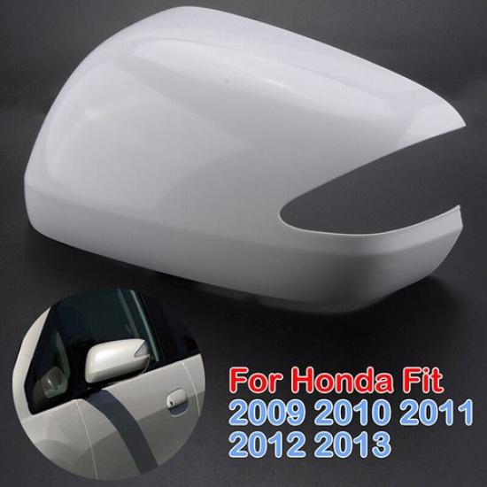 1x Left Side Rear Mirror Cover Cap For Honda Fit Jazz 2009 2010 2011 2012 2013 `