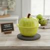 Creative Ceramic Saucepan with Lid Large Capacity Small Stew Pot Food Fruit Bowl  Tableware