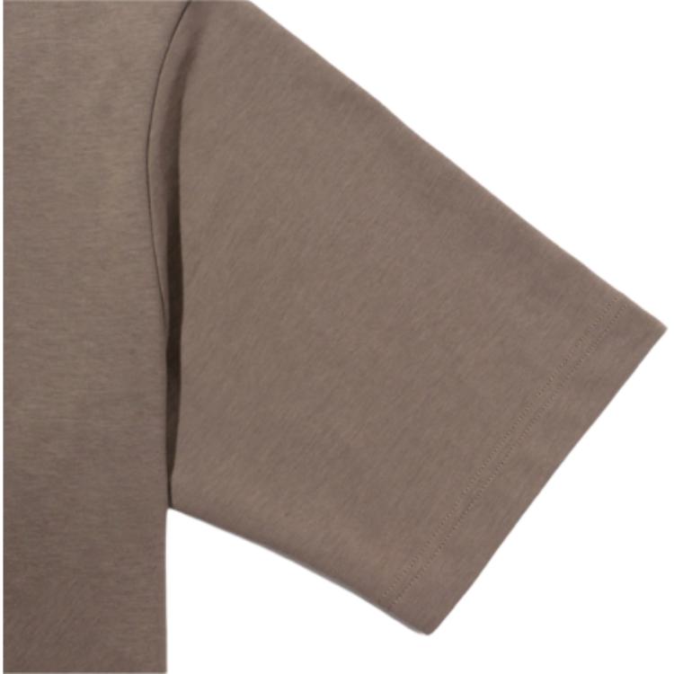Uniqlo Однотонная футболка с круглым вырезом и коротким рукавом Мужские топы 452404-37