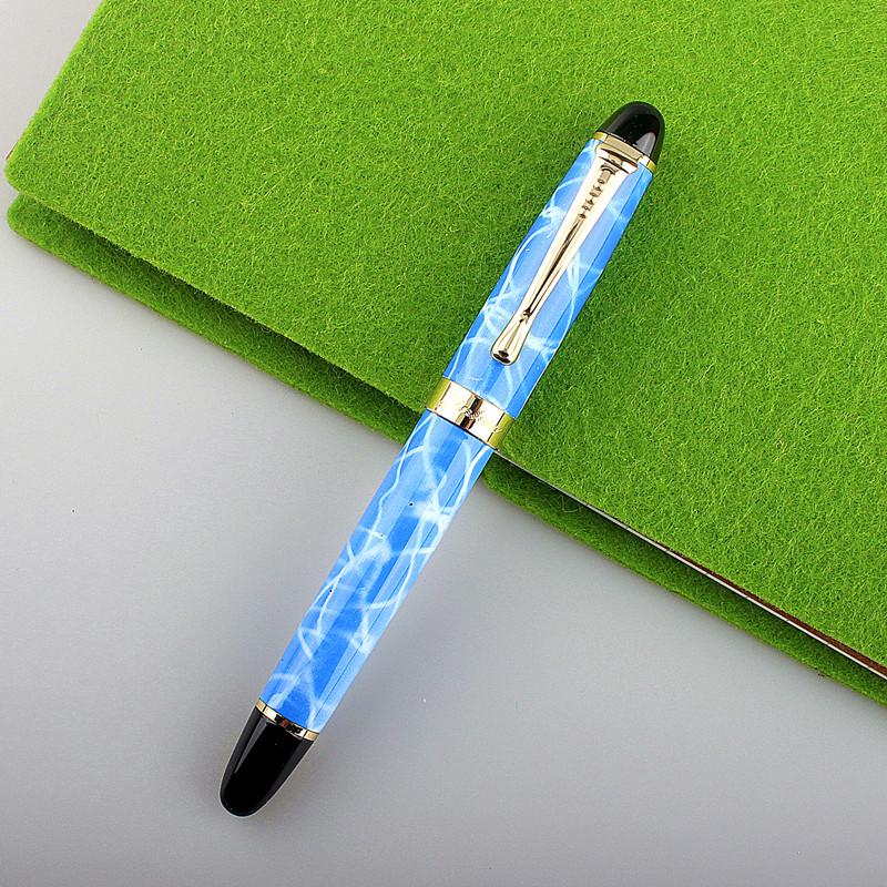 Металлическая перьевая ручка Jinhao 450 Iridium Gold, Многоцветная каллиграфическая ручка для студентов и художников