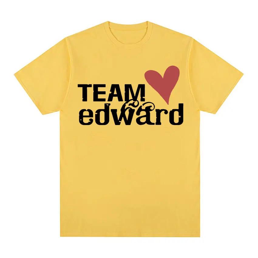 Джейкоб носит футболку Team Edward, одежда для фанатов «Сумерек», винтажная футболка, женская мода, повседневная футболка большого размера