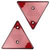 Reflector, Triangle Reflector, Set of 2, Warning Reflector, For Annual Inspections, For Cars, Trucks,